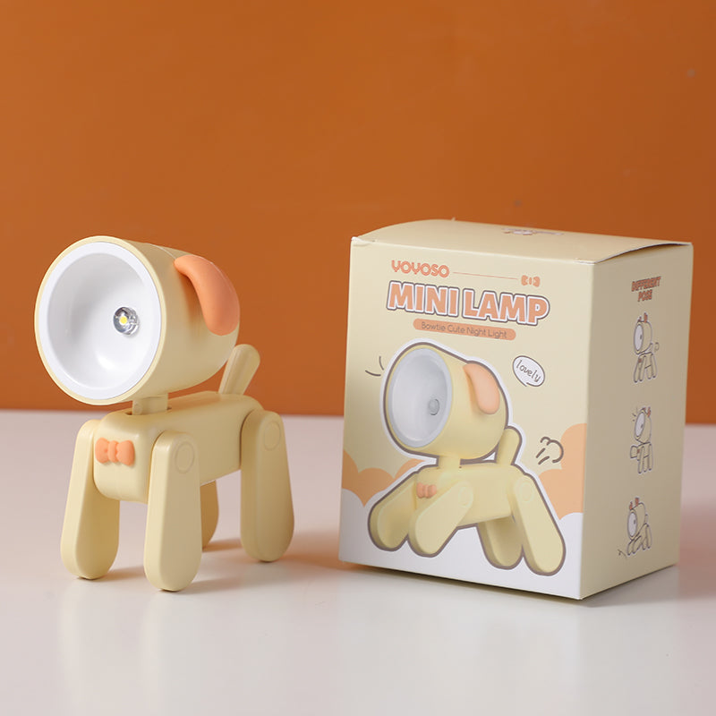 Mini Puppy LED Night Light Glow Cart