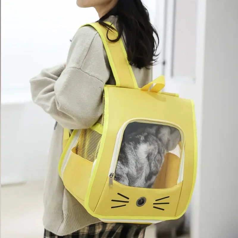 Portable Cat & Small Dog Carrier Backpack