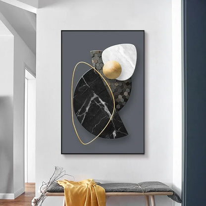 Modern Geometric Canvas Wall Art