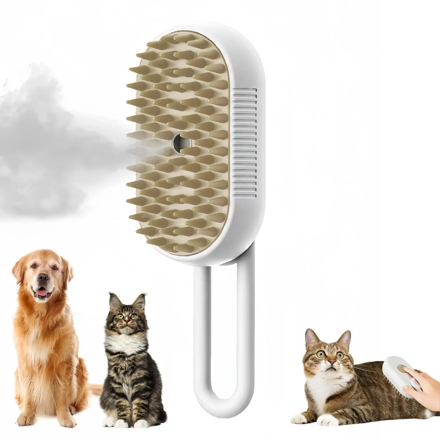 3-in-1 Pet Spray & Massage Brush