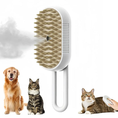 3-in-1 Pet Spray & Massage Brush