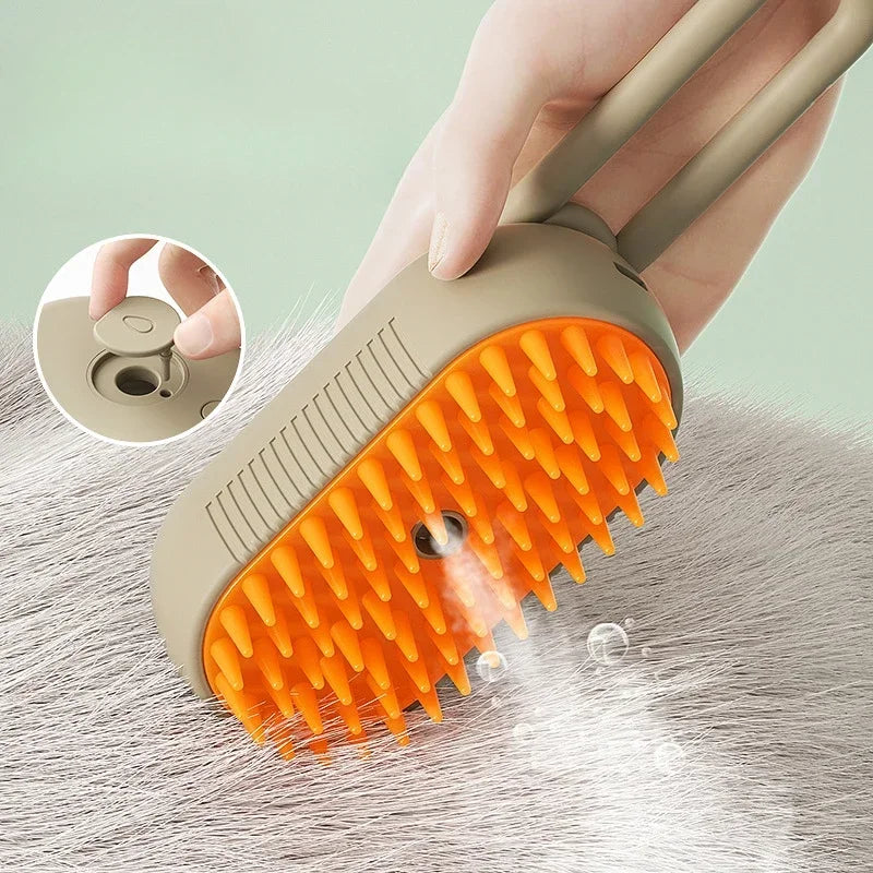 3-in-1 Pet Spray & Massage Brush