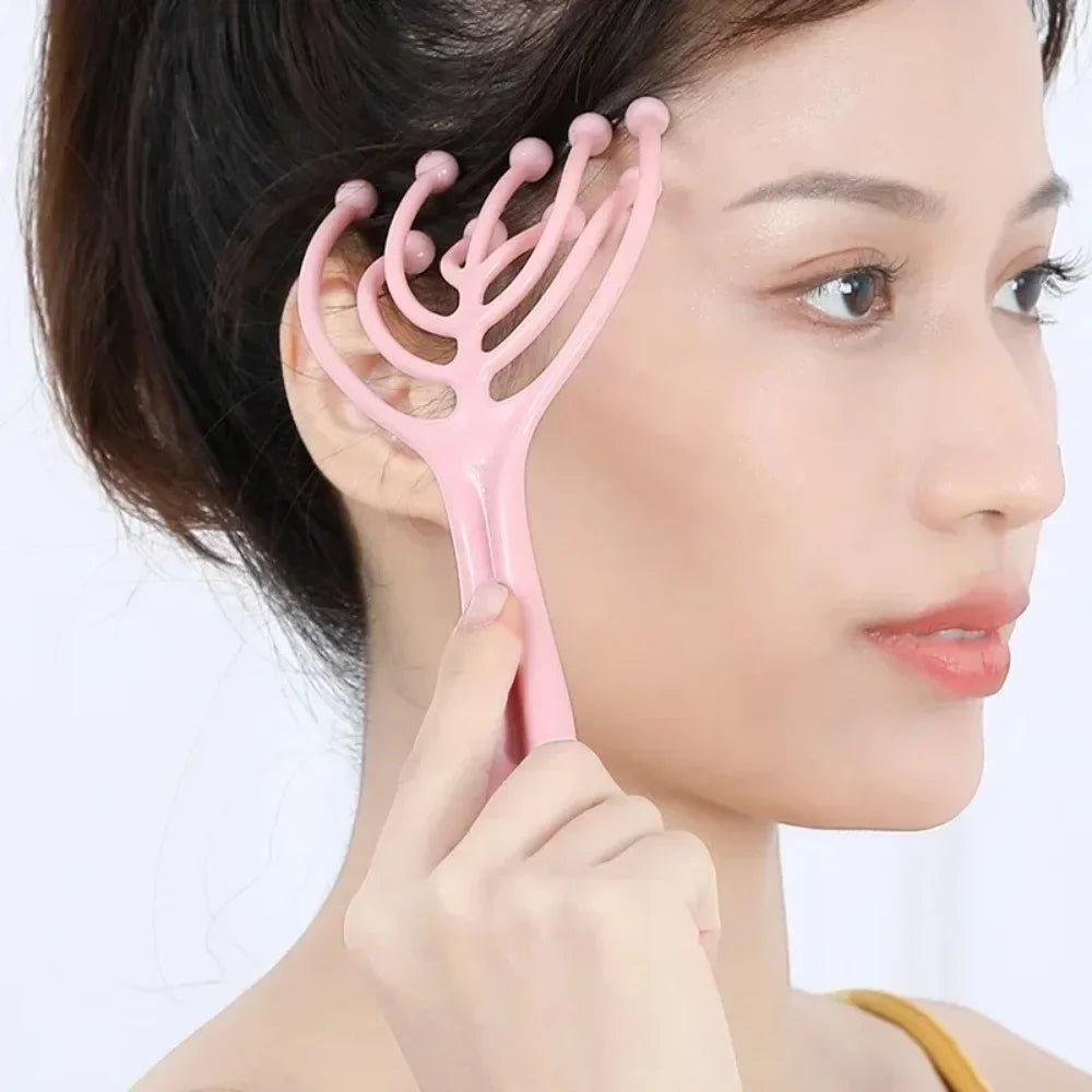 Five-Finger Steel Head & Scalp Massager