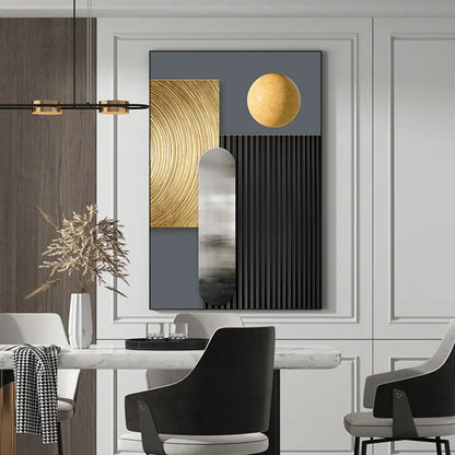 Modern Geometric Canvas Wall Art