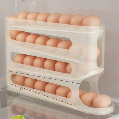 4-Layer Automatic Rolling Egg Holder