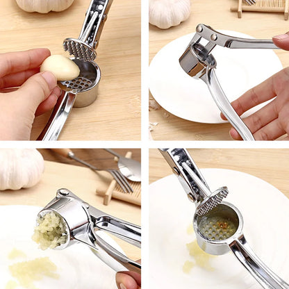 Stainless Steel Garlic Press & Mincer