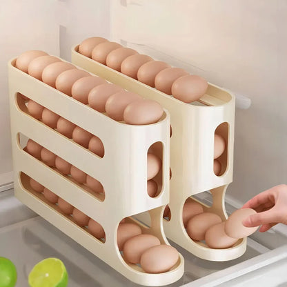 4-Layer Automatic Rolling Egg Holder