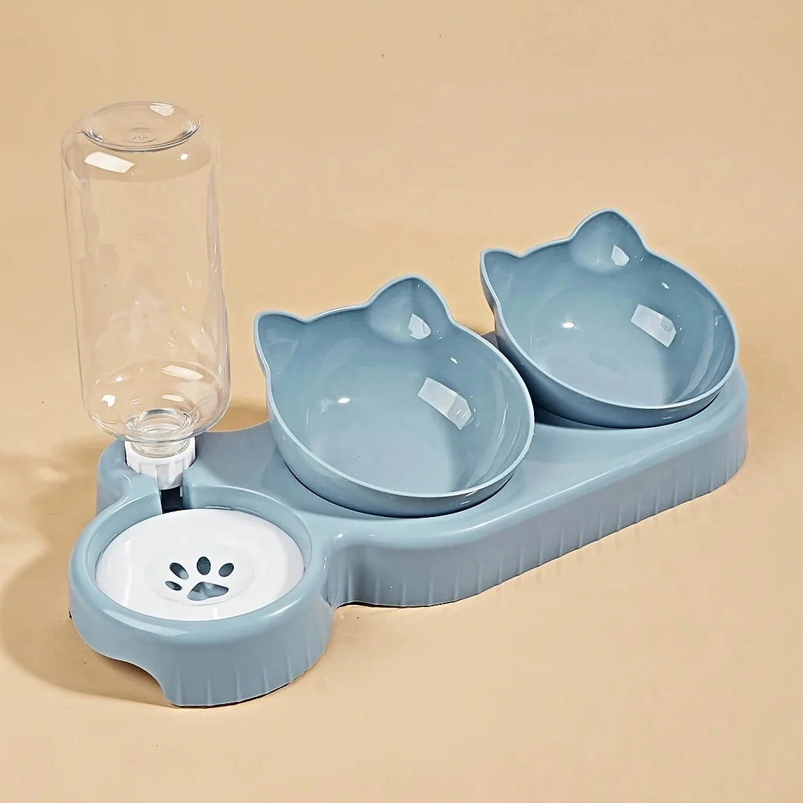 3-in-1 Pet Bowl with Water Feeder