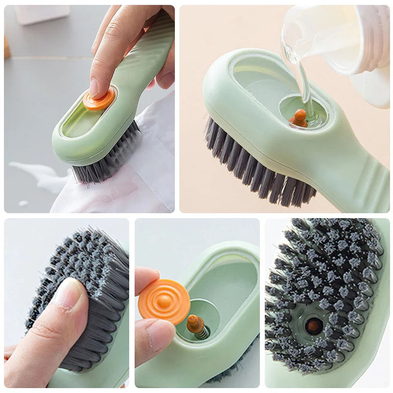 Automatic Liquid Shoe & Clothes Cleaning Brush