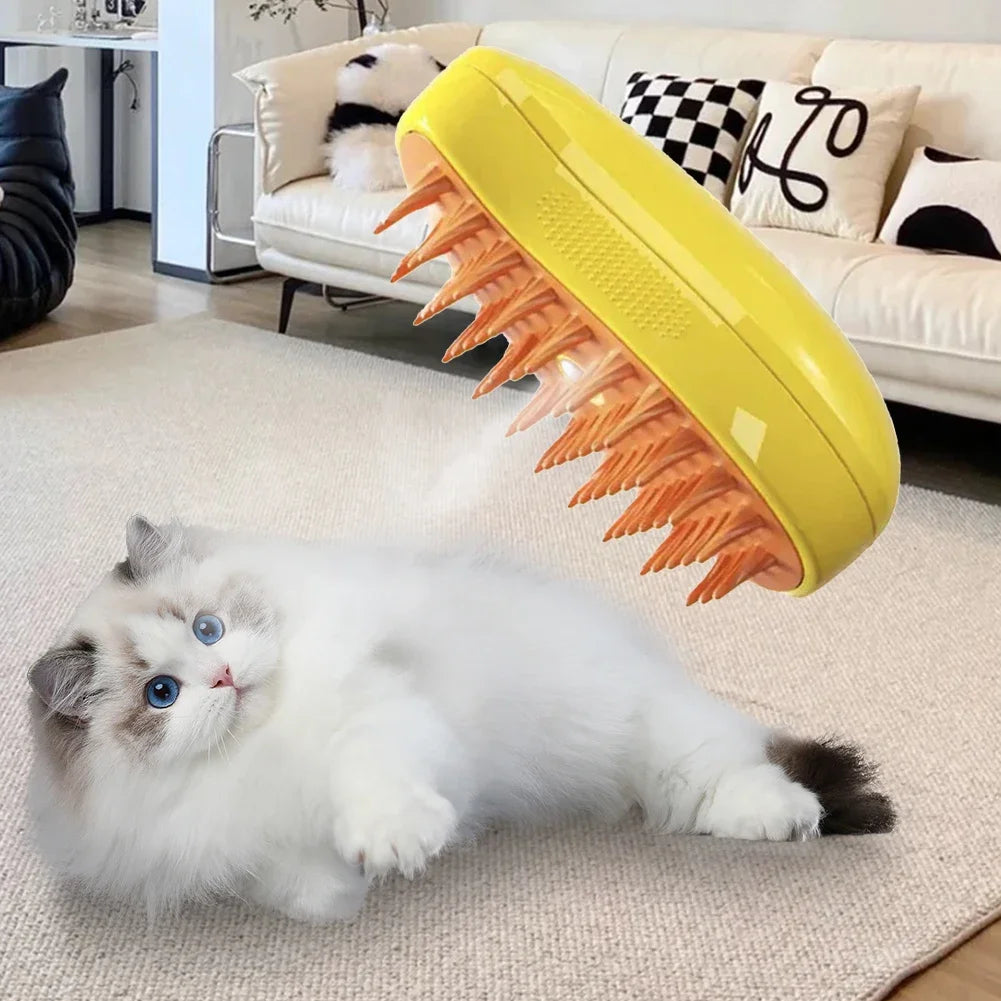 3-in-1 Pet Spray & Massage Brush