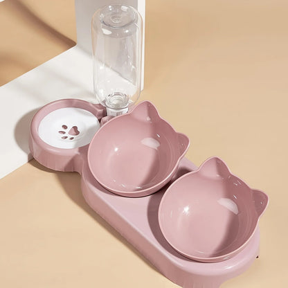 3-in-1 Pet Bowl with Water Feeder