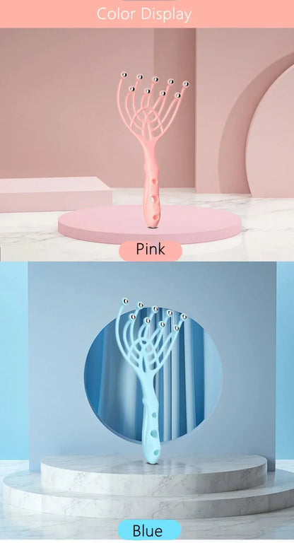 Five-Finger Steel Head & Scalp Massager