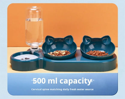 3-in-1 Pet Bowl with Water Feeder