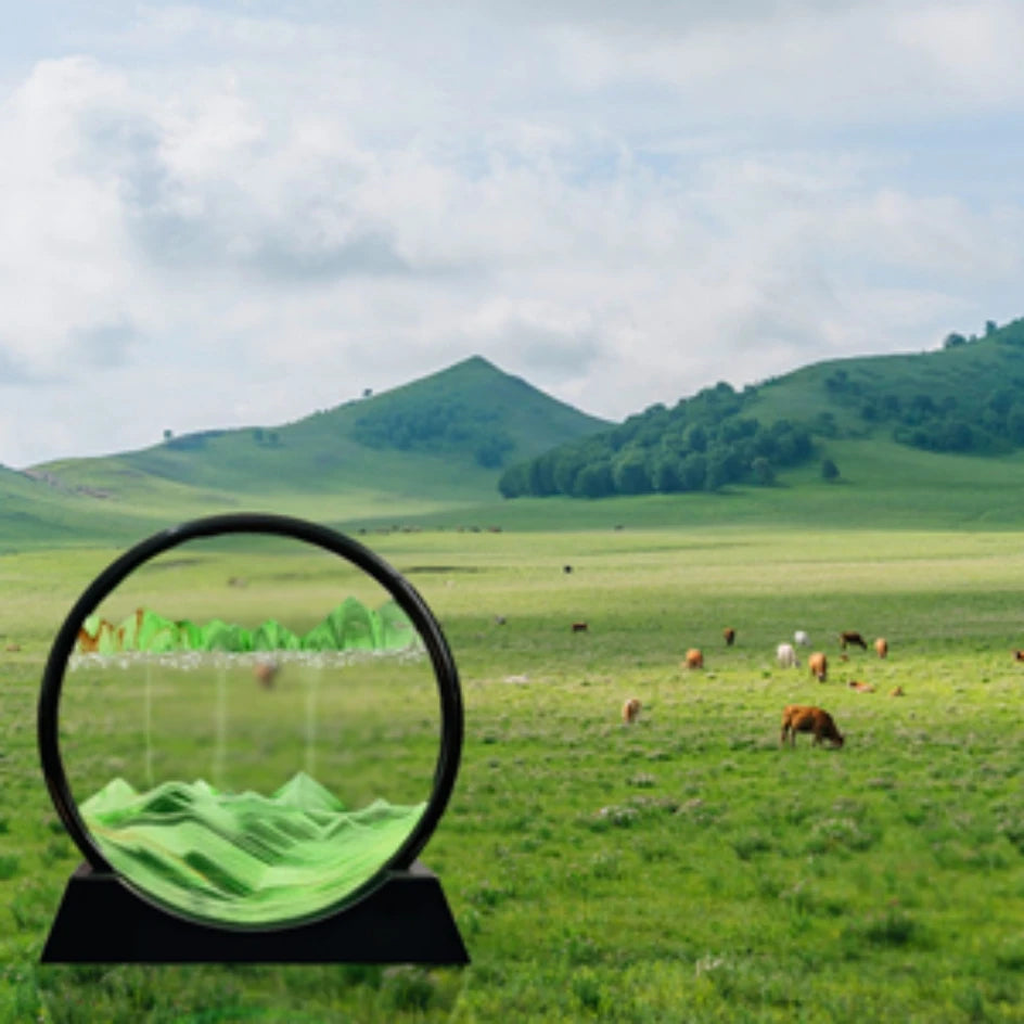 3D Moving Sand Art Hourglass