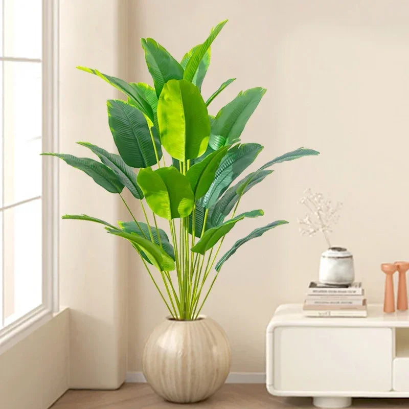 Artificial Tropical Palm & Banana Plant