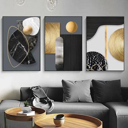 Modern Geometric Canvas Wall Art