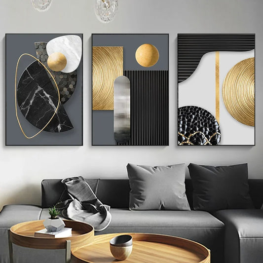 Modern Geometric Canvas Wall Art