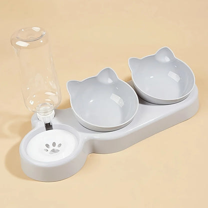 3-in-1 Pet Bowl with Water Feeder