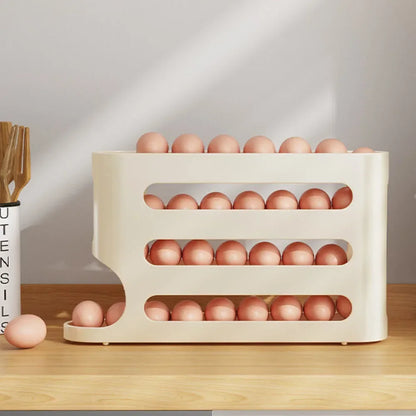 4-Layer Automatic Rolling Egg Holder