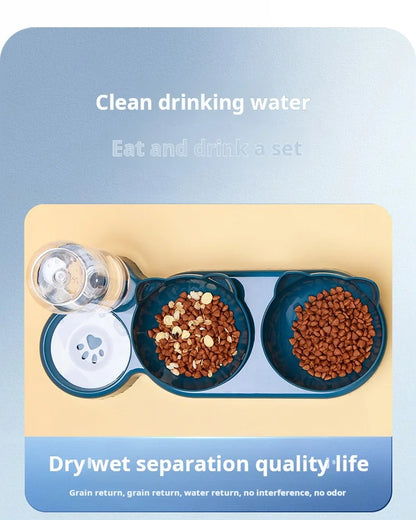 3-in-1 Pet Bowl with Water Feeder