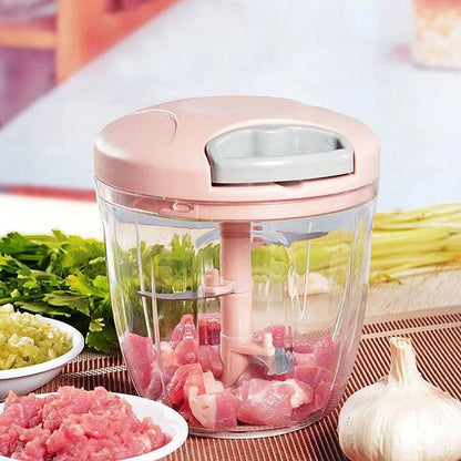 Manual Garlic & Meat Mincer Chopper