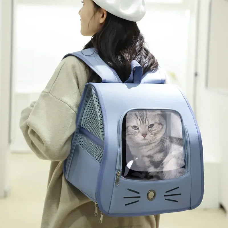 Portable Cat & Small Dog Carrier Backpack