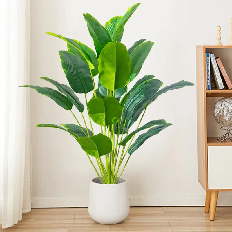 Artificial Tropical Palm & Banana Plant