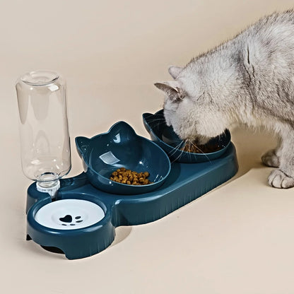 3-in-1 Pet Bowl with Water Feeder