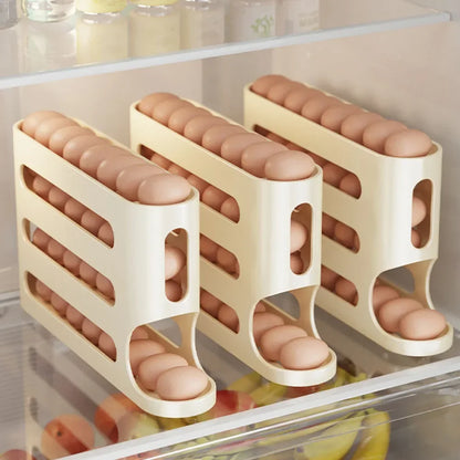 4-Layer Automatic Rolling Egg Holder