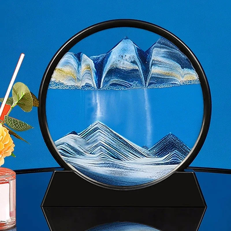 3D Moving Sand Art Hourglass
