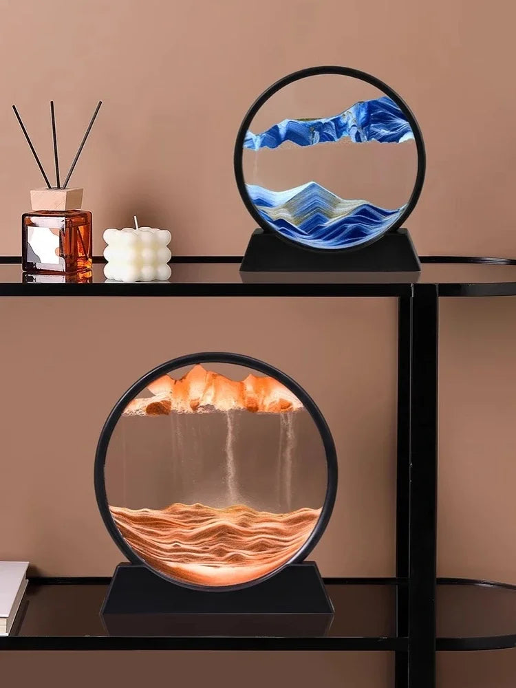 3D Moving Sand Art Hourglass