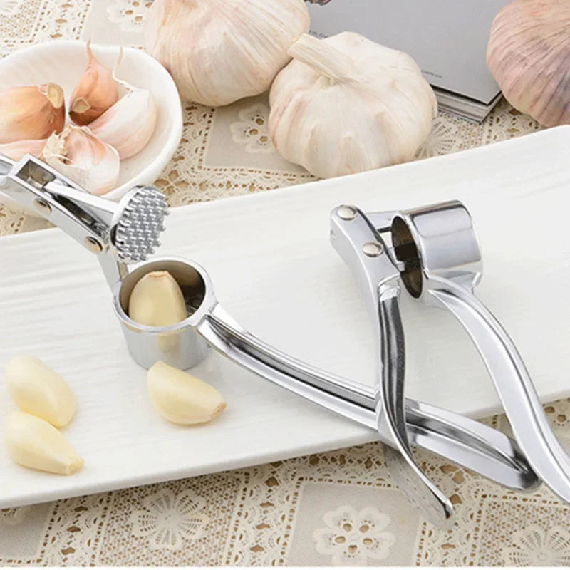Stainless Steel Garlic Press & Mincer