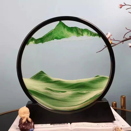 3D Moving Sand Art Hourglass