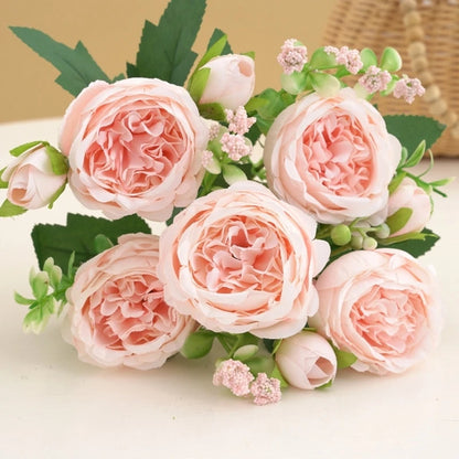 Artificial Rose & Peony Flower Set
