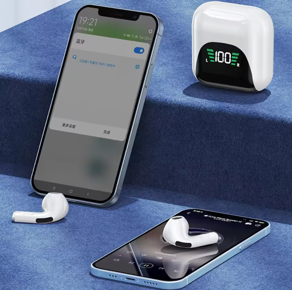 Hi-Fi Stereo Sound Wireless Earbuds Glow Cart