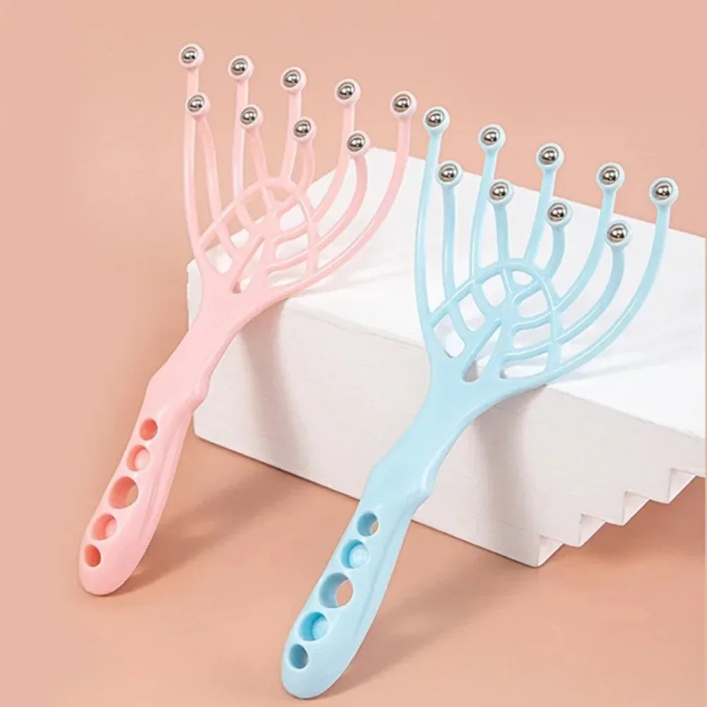 Five-Finger Steel Head & Scalp Massager