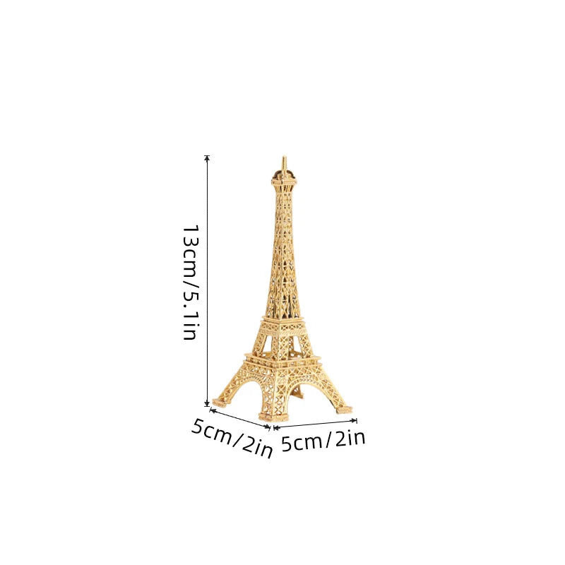 Bronze Eiffel Tower Metal Figurine – Vintage Paris Home Décor