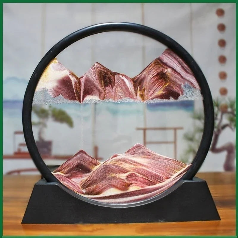 3D Moving Sand Art Hourglass