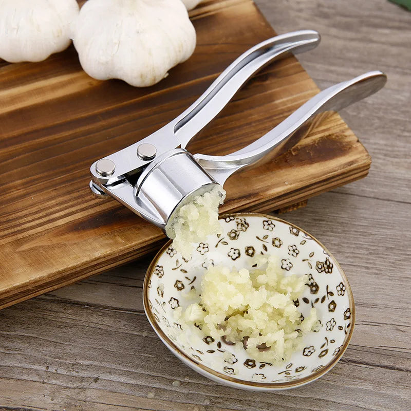 Stainless Steel Garlic Press & Mincer
