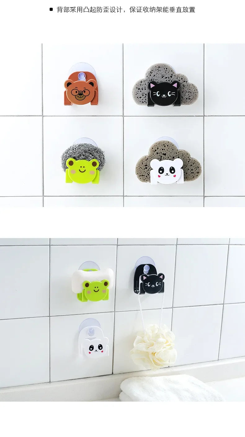 Cartoon Sponge & Rag Storage Rack