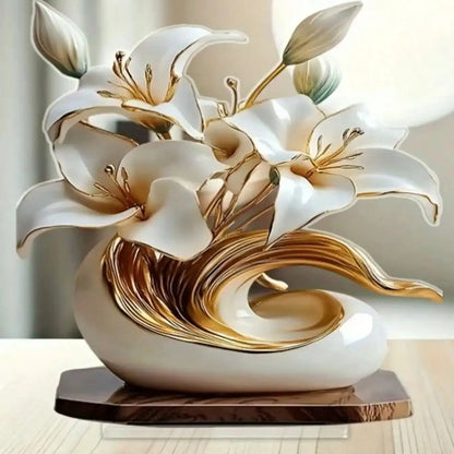 Tabletop Flower Decoration Plaque