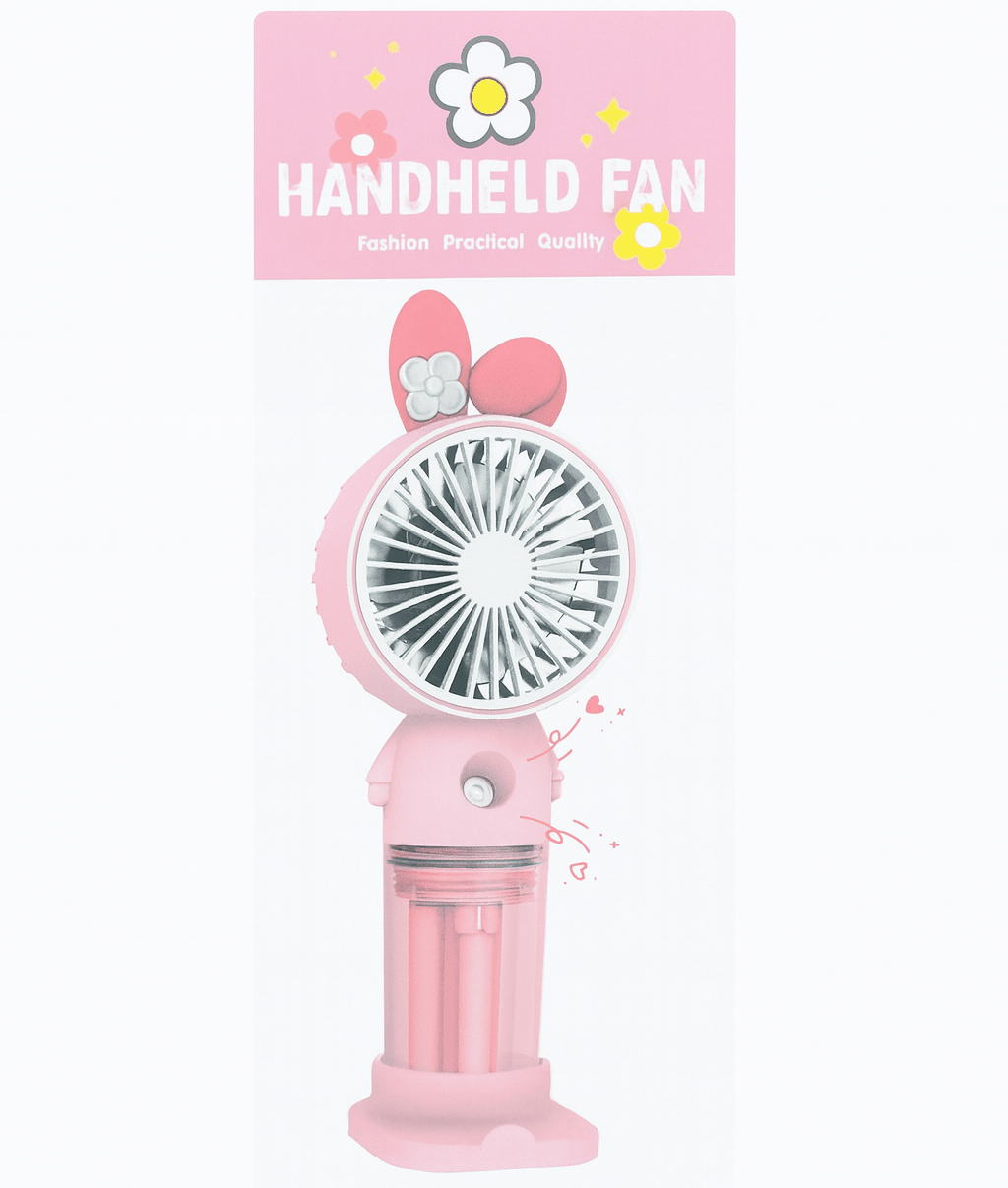 Compact Handheld Fan Glow Cart