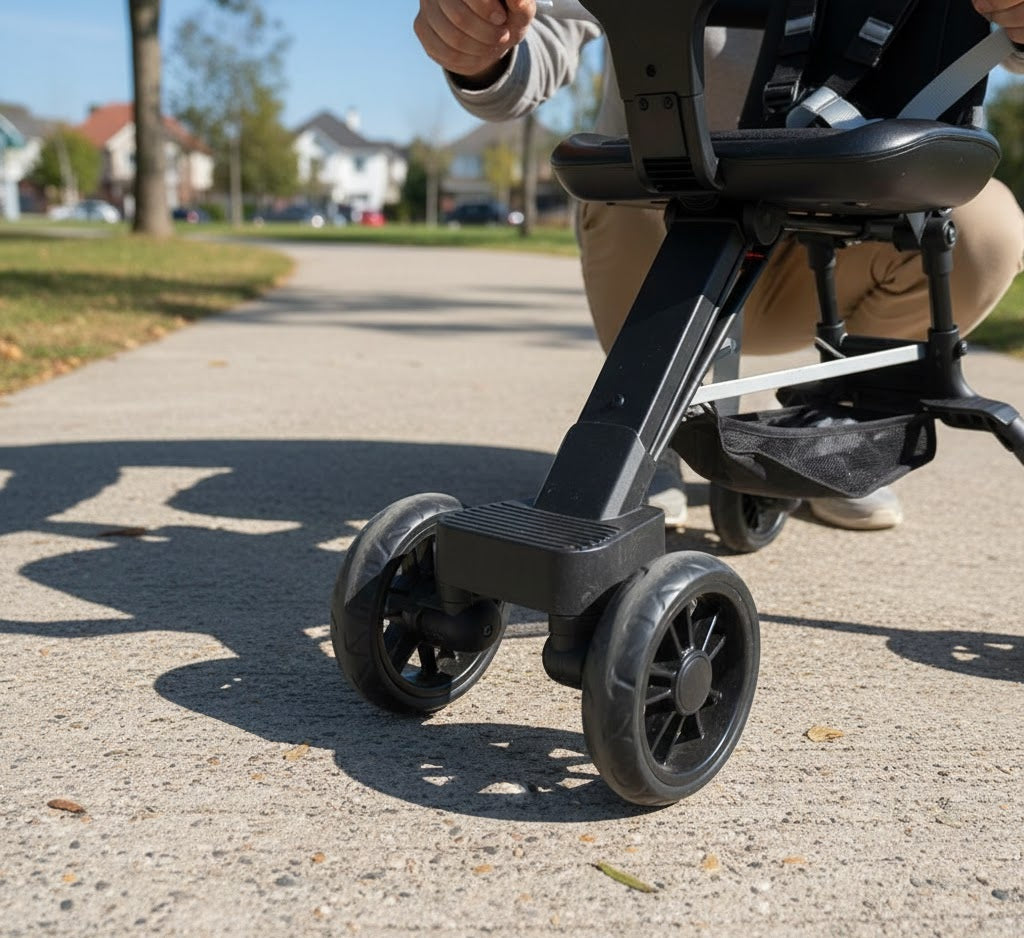 4-in-1 Baby Folding Tricycle Stroller © Glow Cart