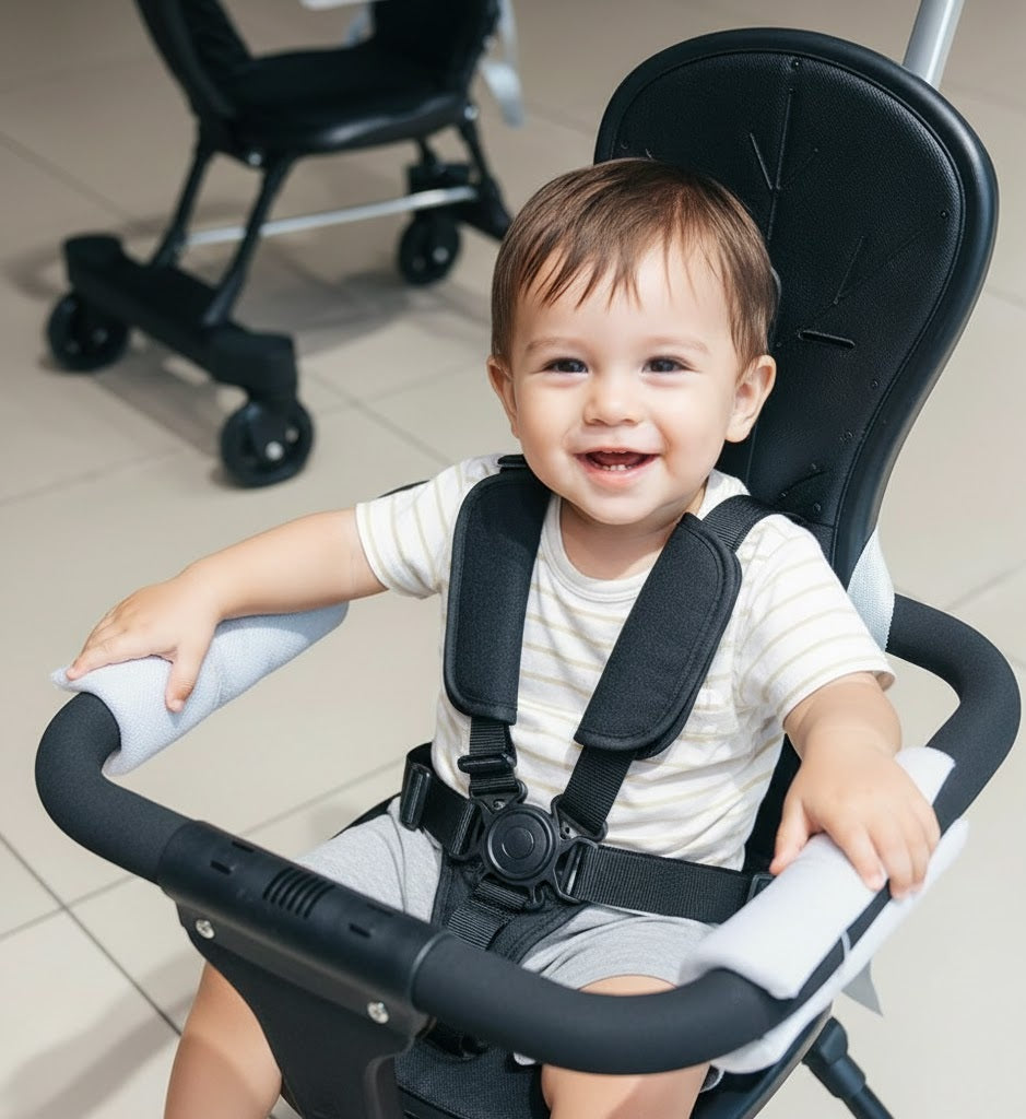 4-in-1 Baby Folding Tricycle Stroller © Glow Cart