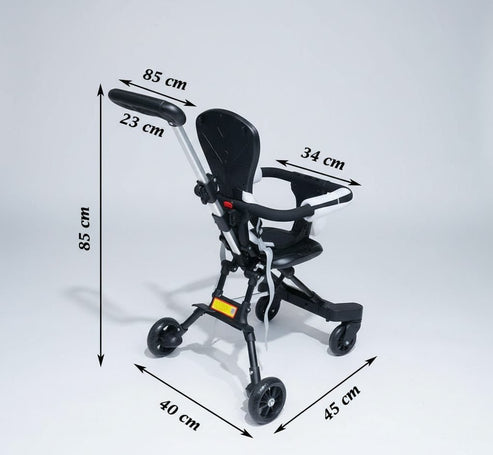 4-in-1 Baby Folding Tricycle Stroller © Glow Cart