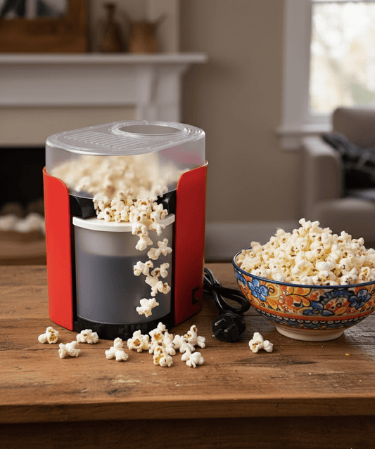 Hot Air Popcorn Maker Glow Cart