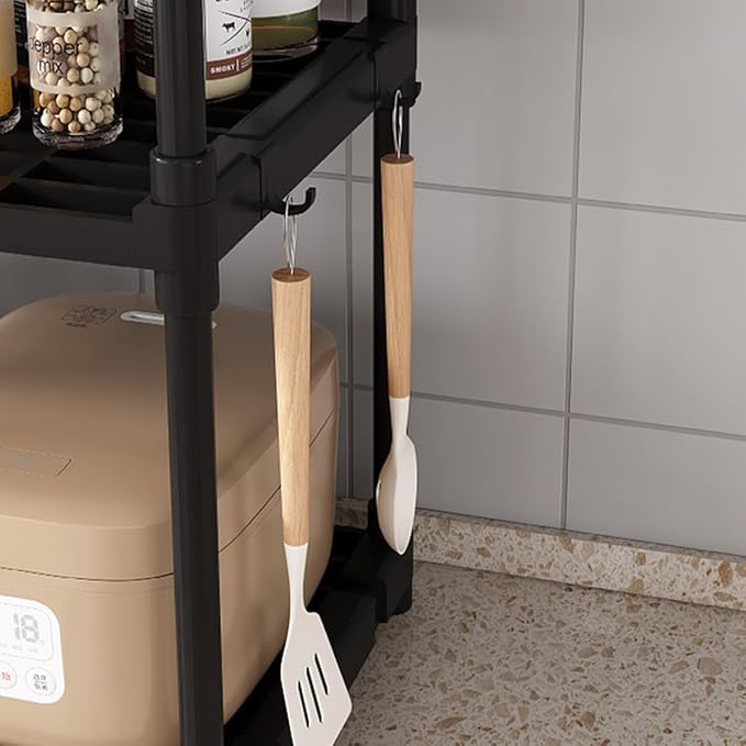 Kitchen Multifunctional Storage Rack Glow Cart