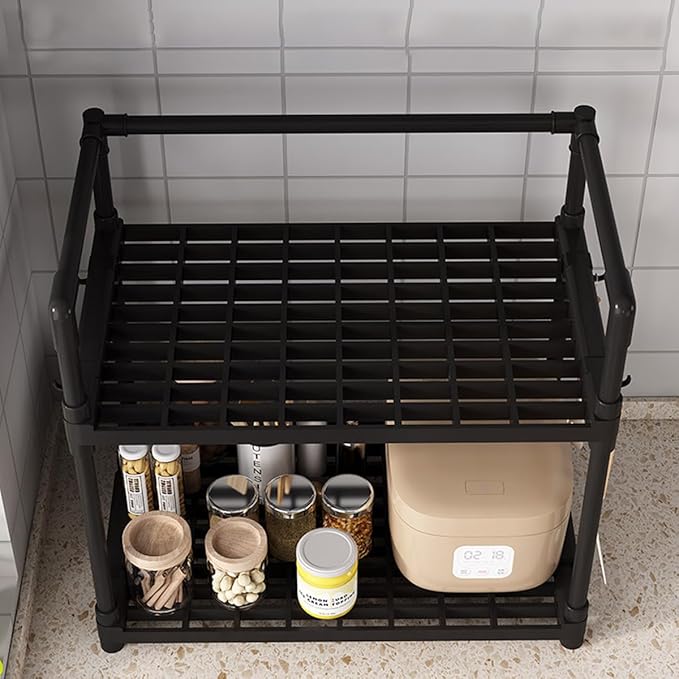 Kitchen Multifunctional Storage Rack Glow Cart