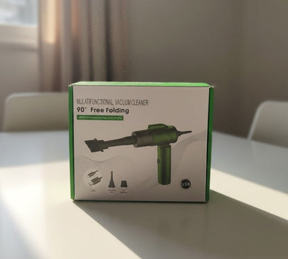 Foldable Mini USB Vacuum & Air Blower Glow Cart